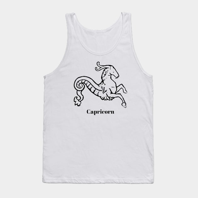 Capricorn Design Tank Top by Imagination